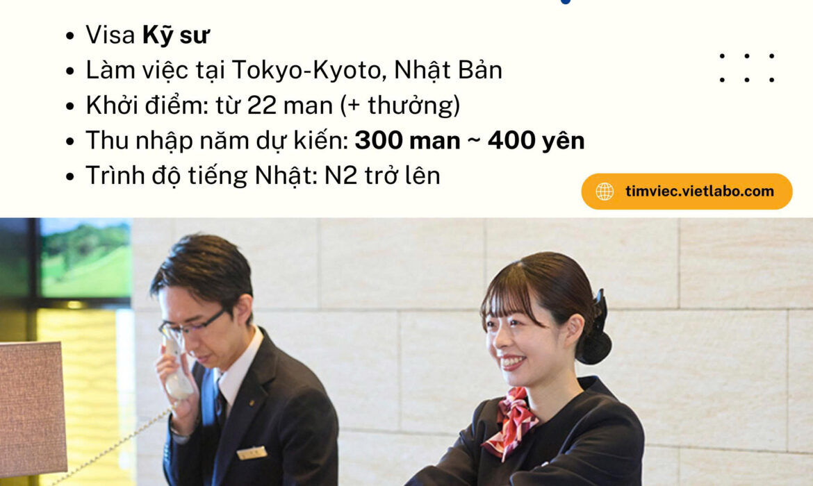Lễ Tân Tiếng Nhật Tại Tokyo Kyoto – Cơ Hội Việc Làm
